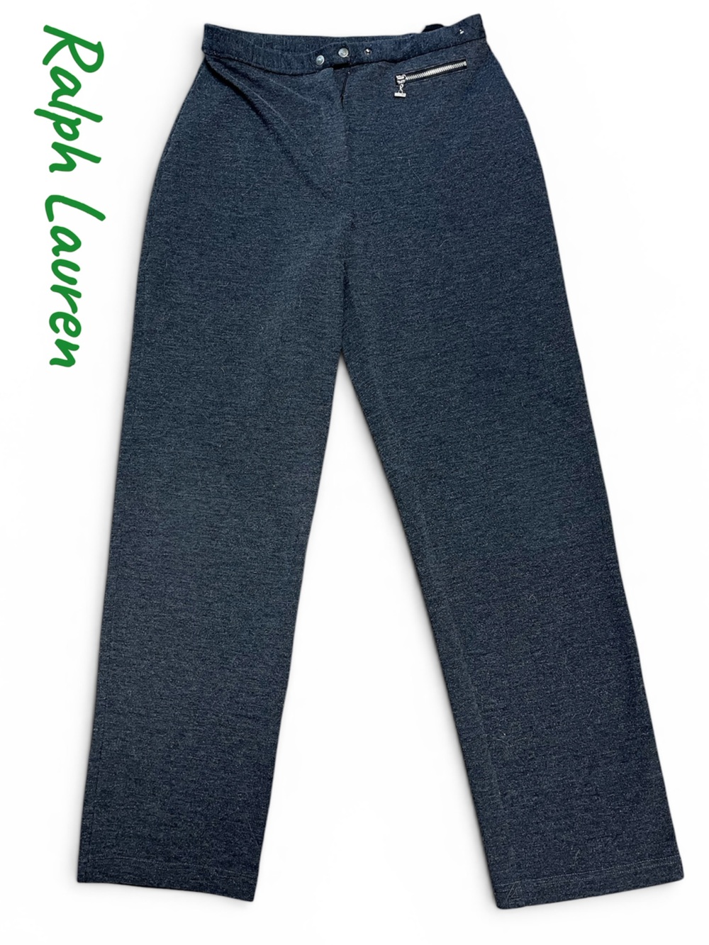 Ralph Lauren Size Small Dark gray Straight-Leg Casual Bottoms